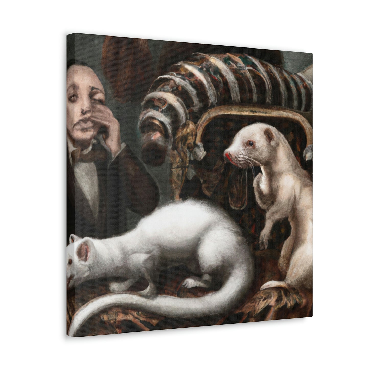 Ferret in Surreality - Canvas