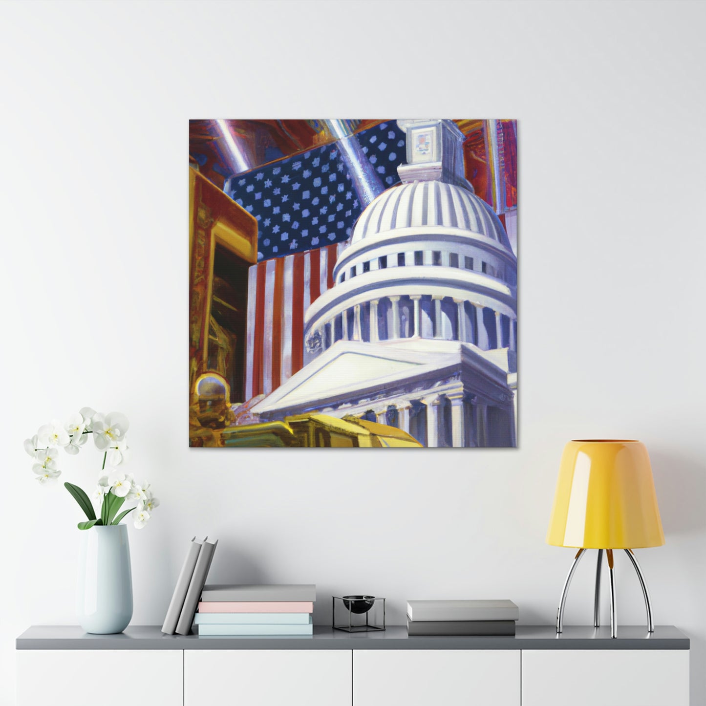 "Independence Hall Triumphant" - Canvas