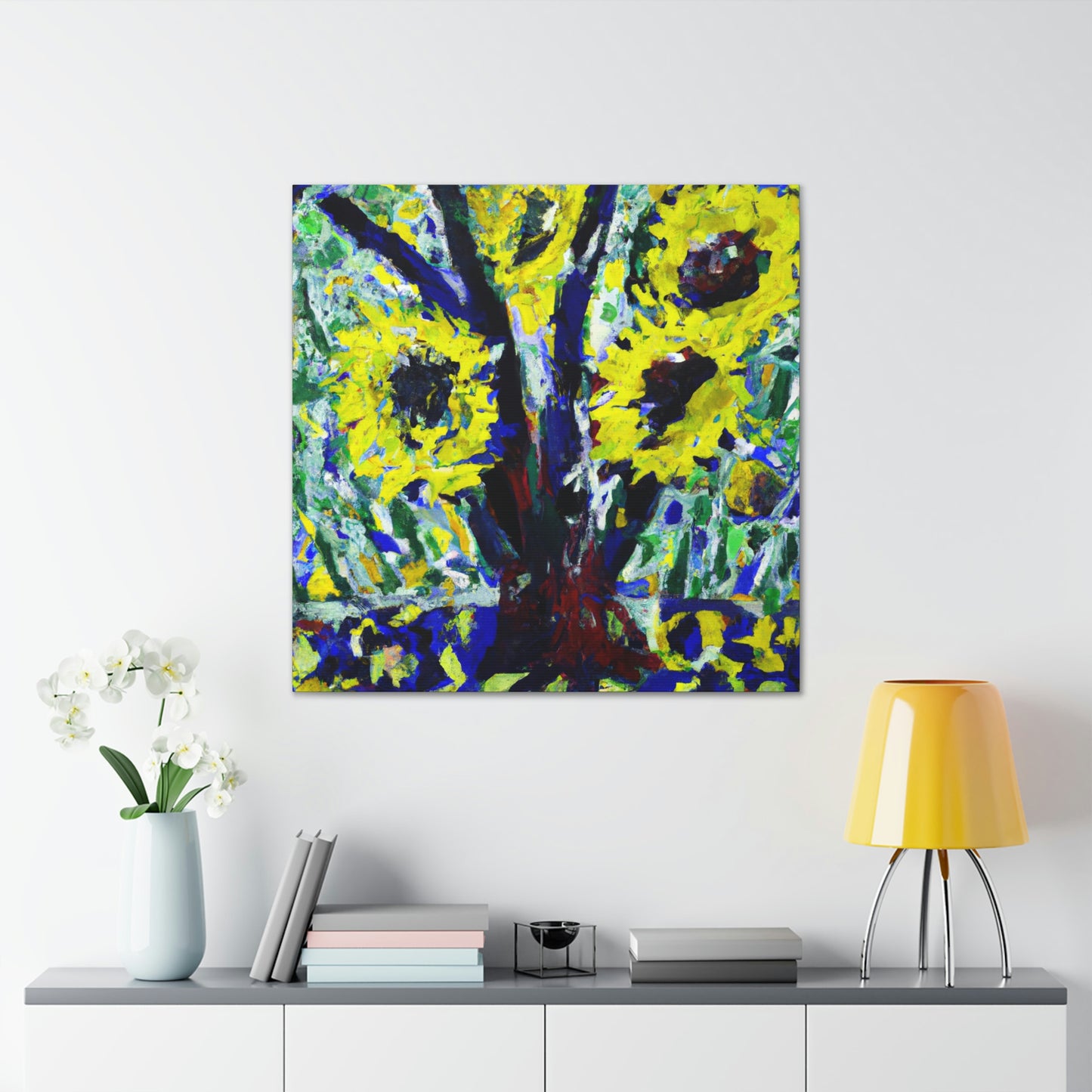 Sunflower in Abstraction - Canvas