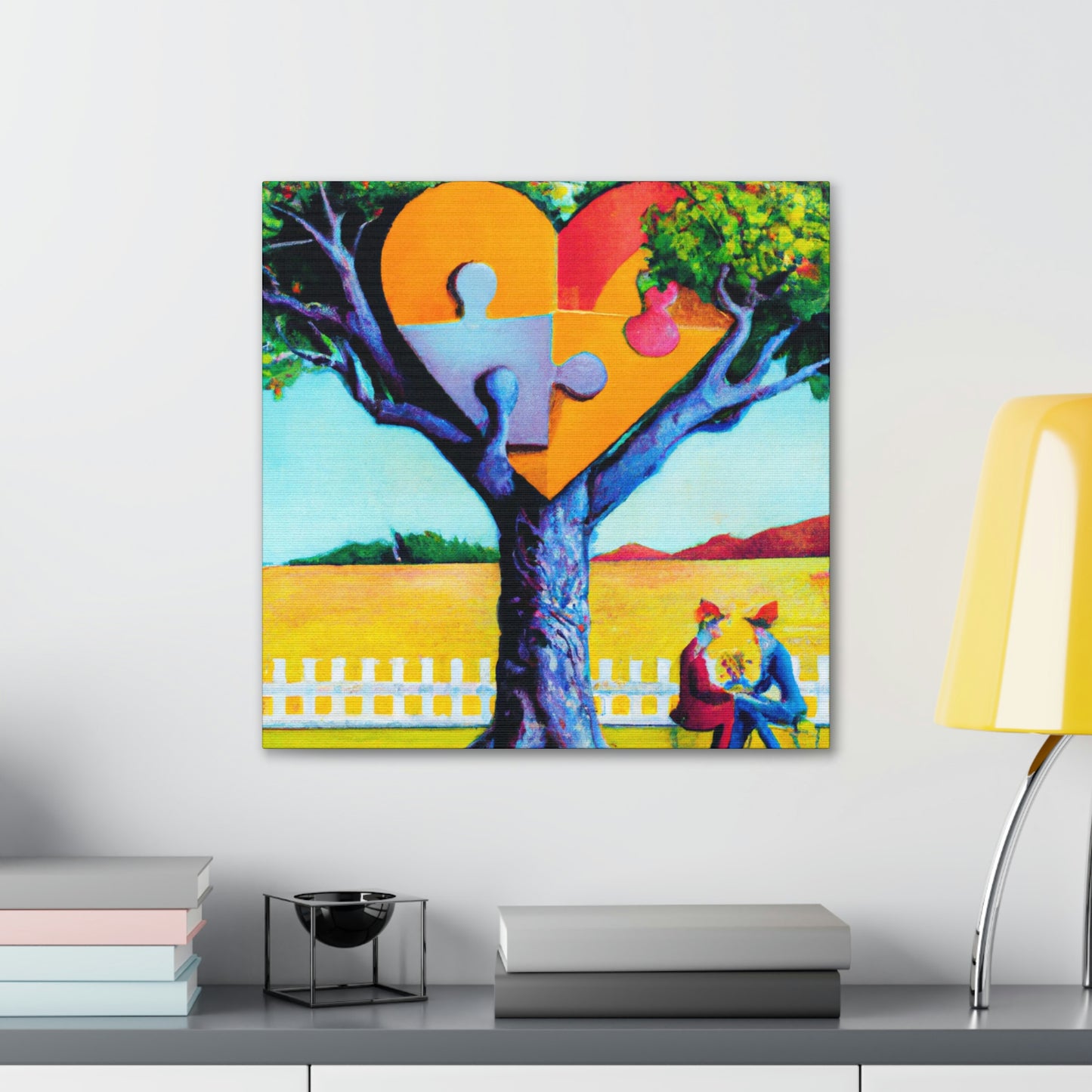 Love Tree in Bloom - Canvas