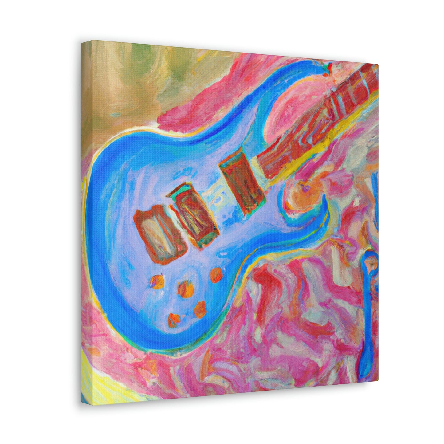 "Electric Guitar Triumphant" - Canvas