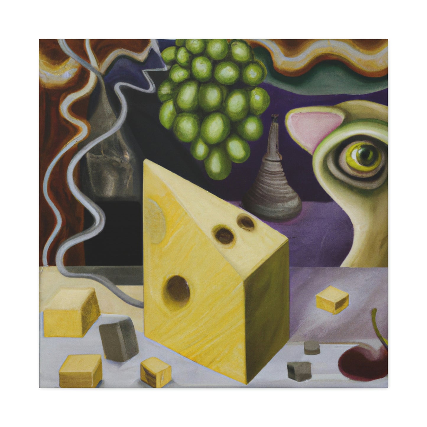 Cheese and Grapes Dance - Canvas