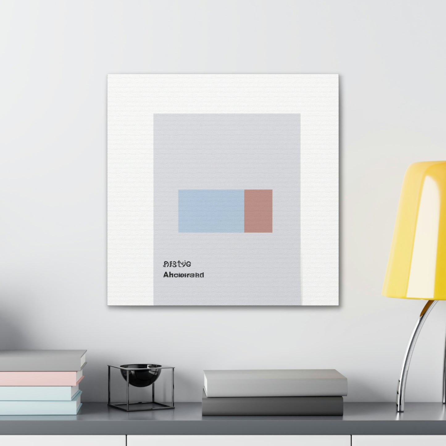 Crisp Chromatic Simplicity - Canvas