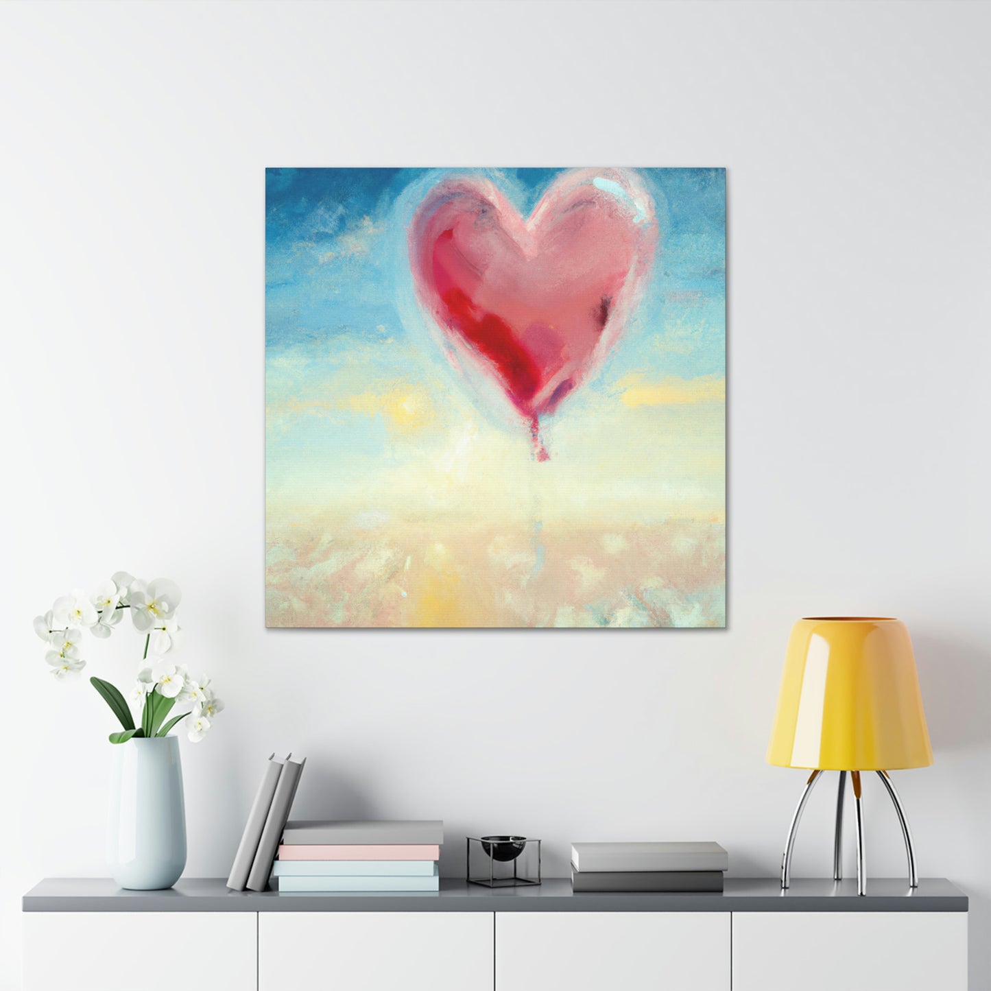 "Heart in the Air" - Canvas