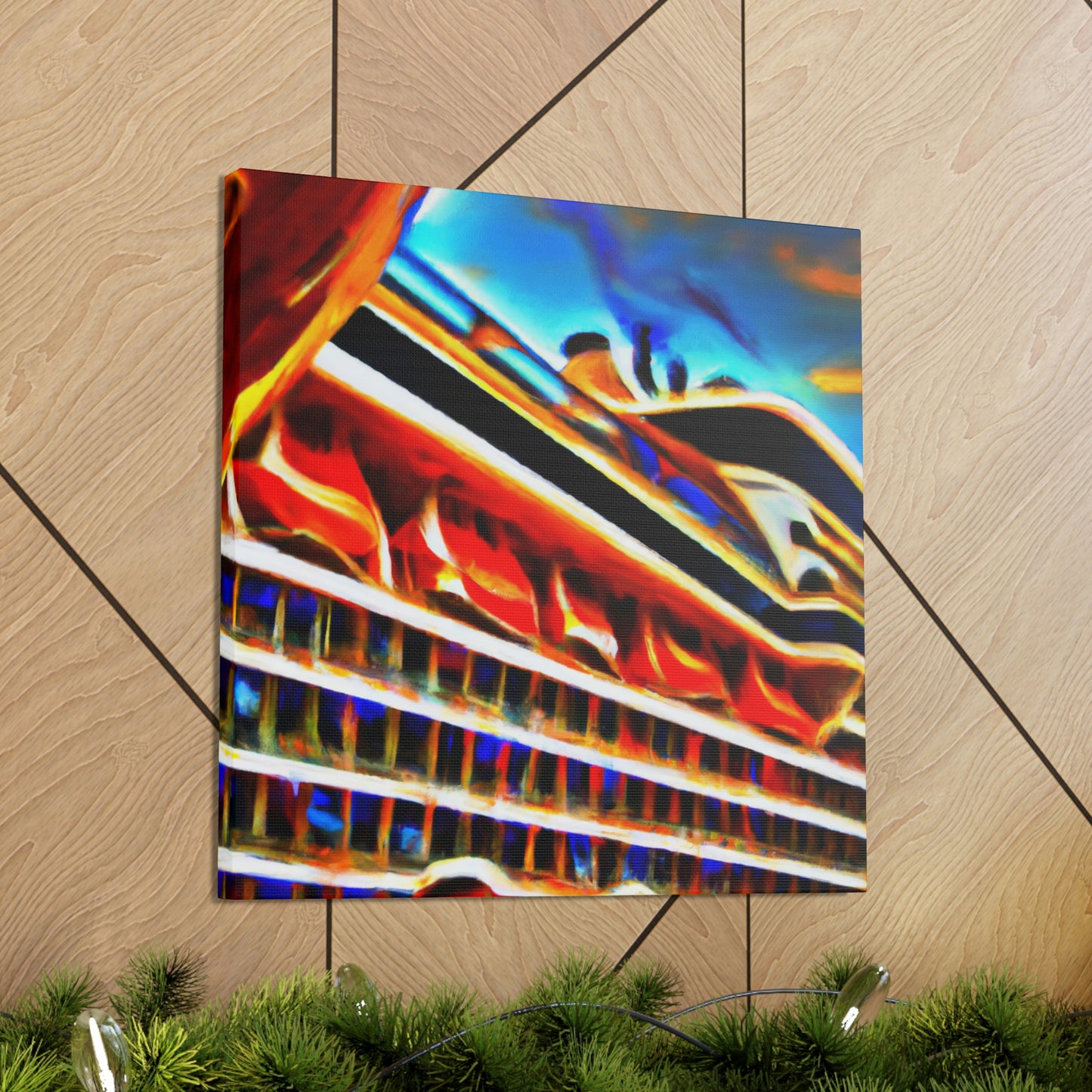 "Cruise Ship Haze Dream" - Canvas