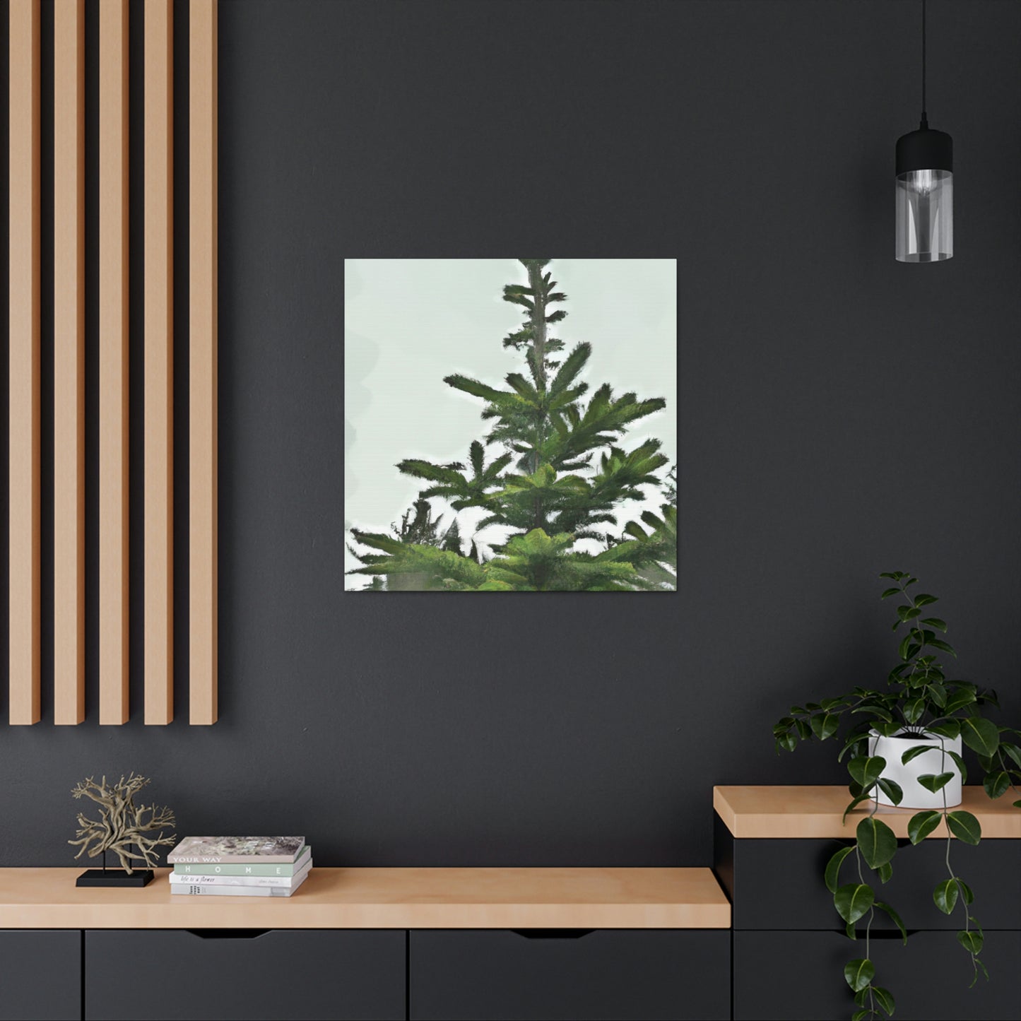 Douglas Fir Solitude. - Canvas