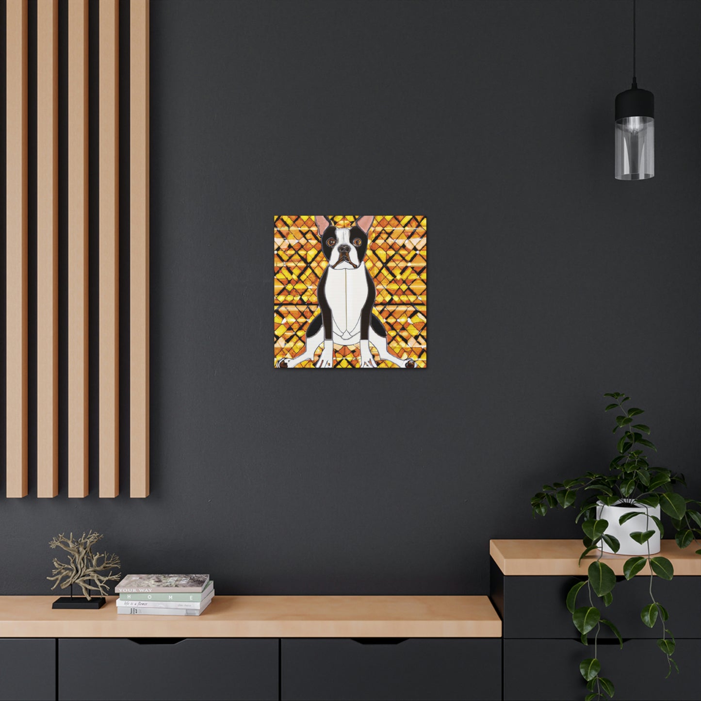 Boston Terrier Bliss - Canvas