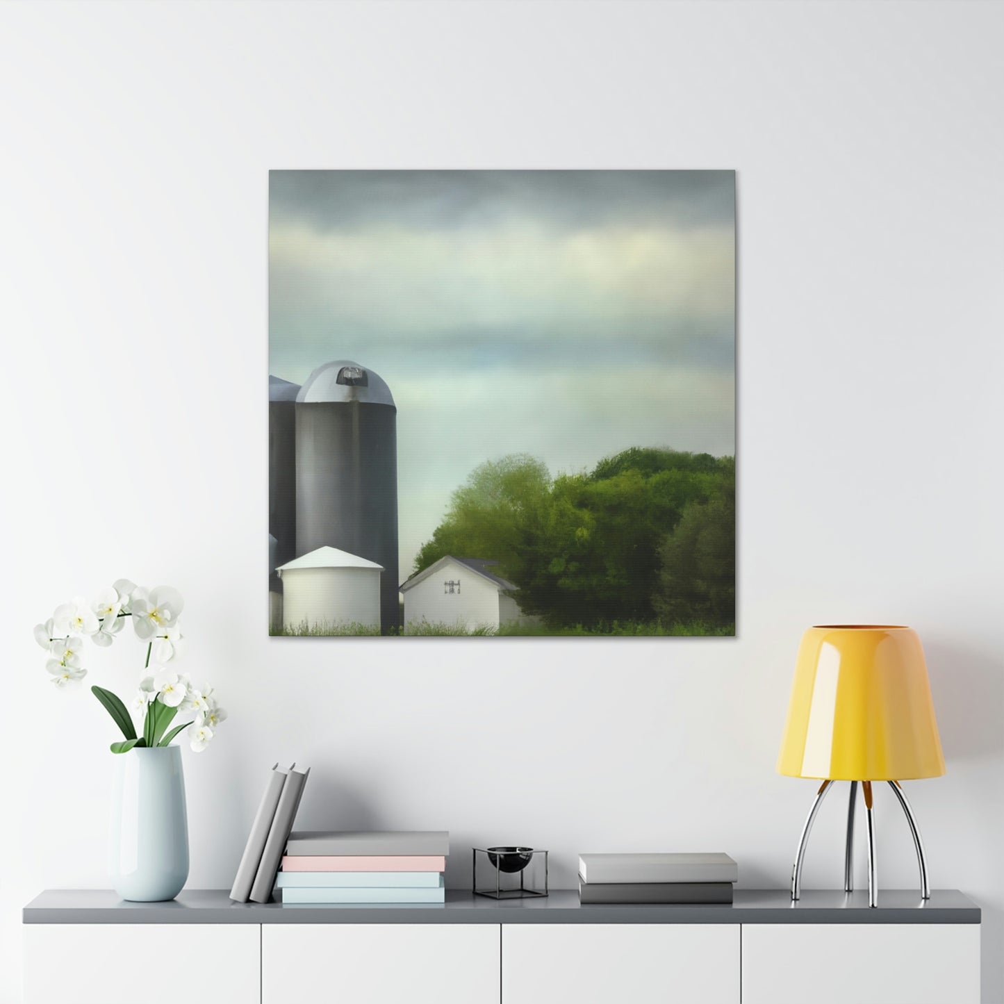 Silo in Monochrome - Canvas