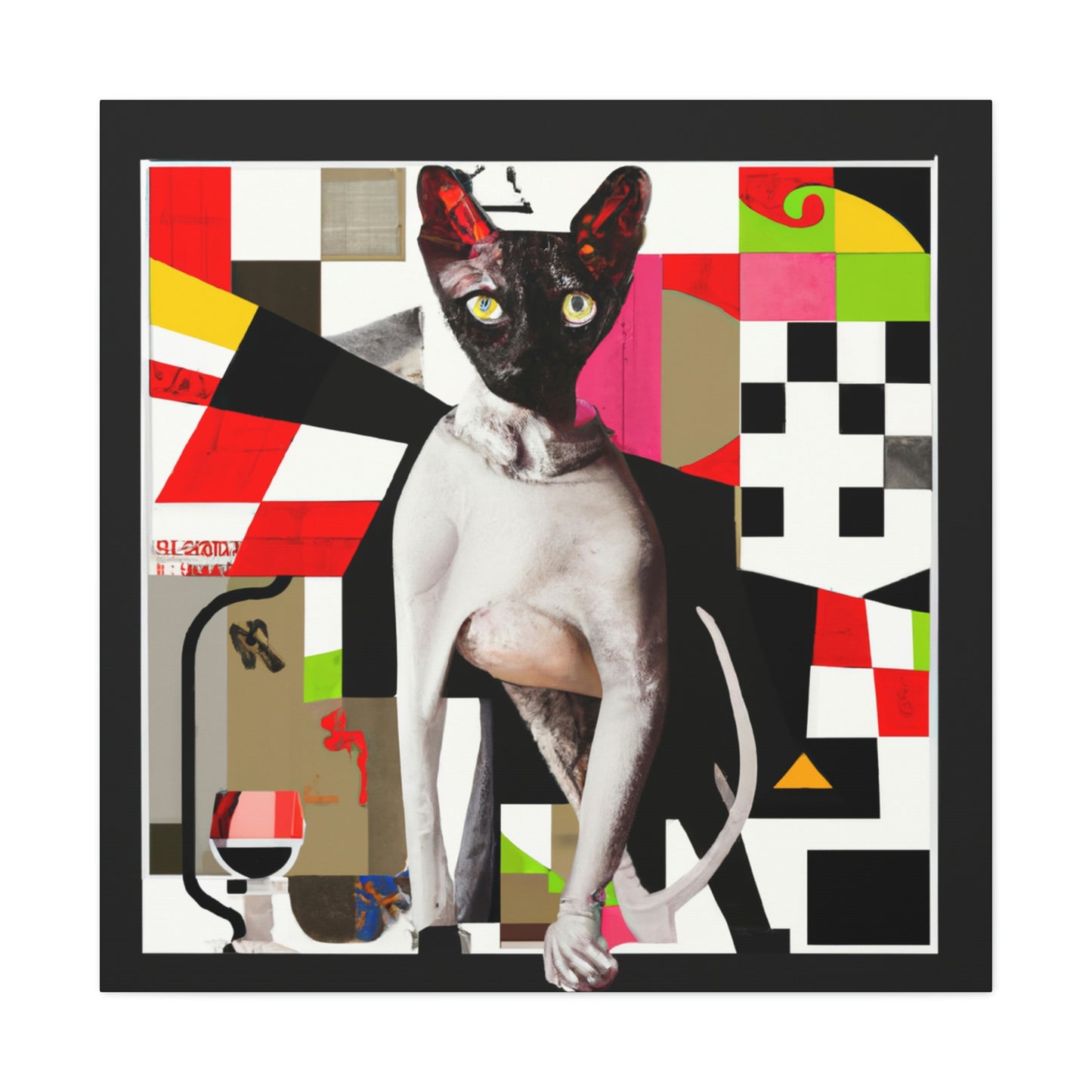 Sphynx in Baroque. - Canvas