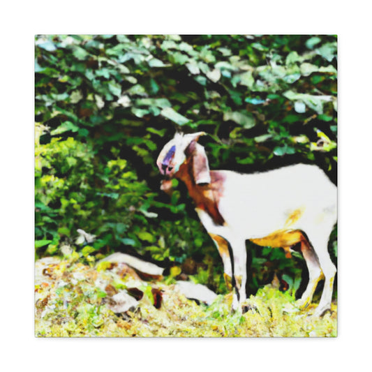 Goat in the Meadow - Canvas