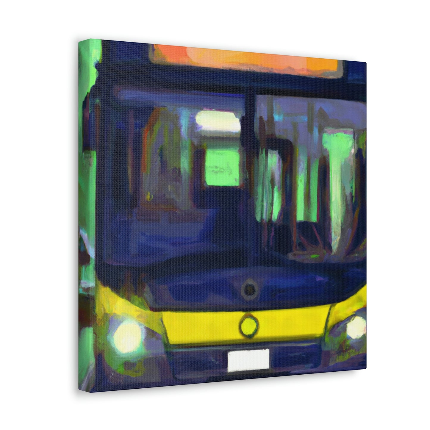 Bus on the Move - Canvas