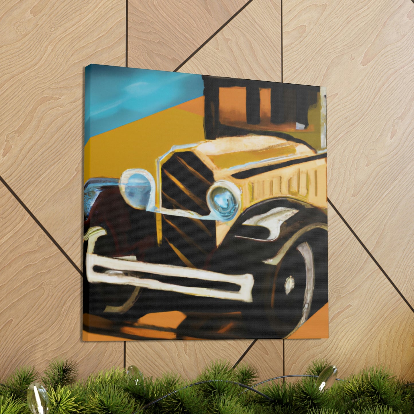 "Automobiles of the 20s" - Canvas