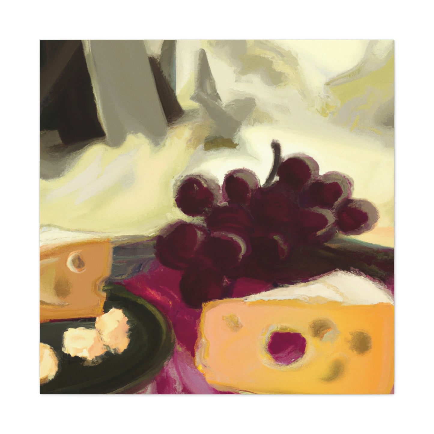 Cheese and Grapes Dream - Canvas