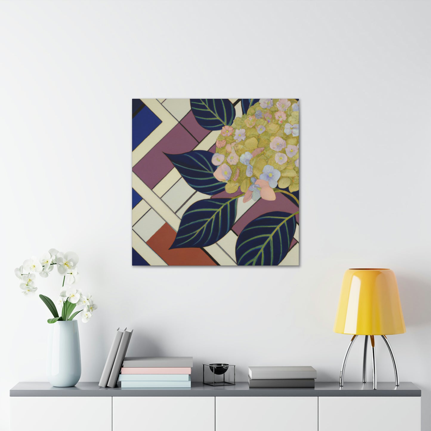 "Hydrangea Deco Dream" - Canvas