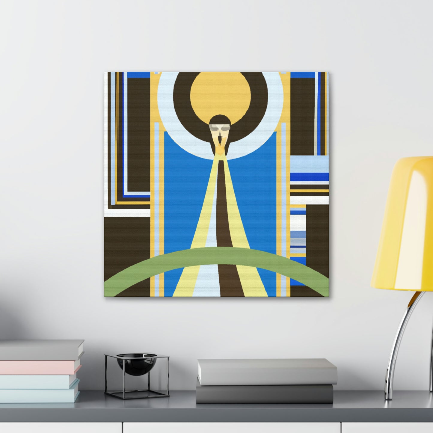 Catching Art Deco Lasso - Canvas