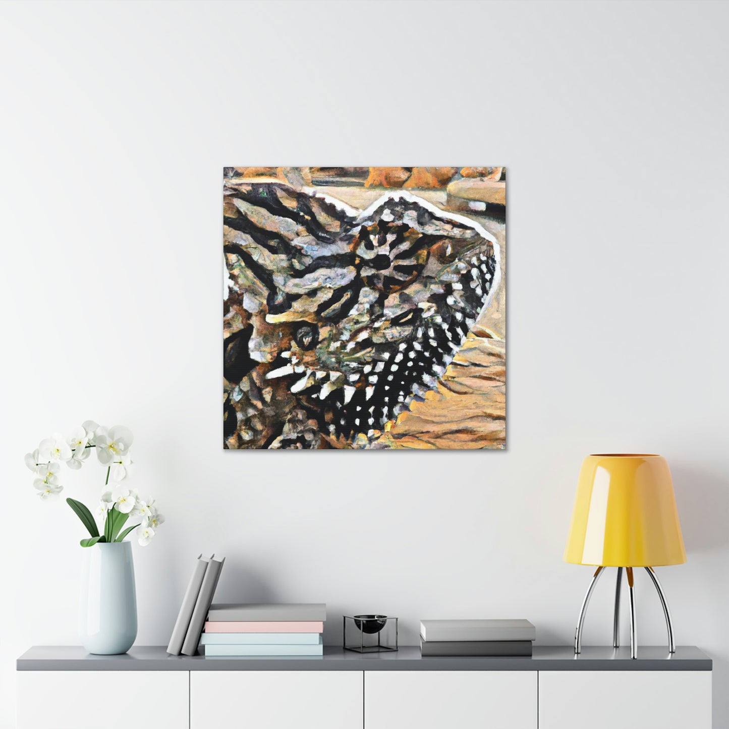 Horned Lizard Radiance - Canvas