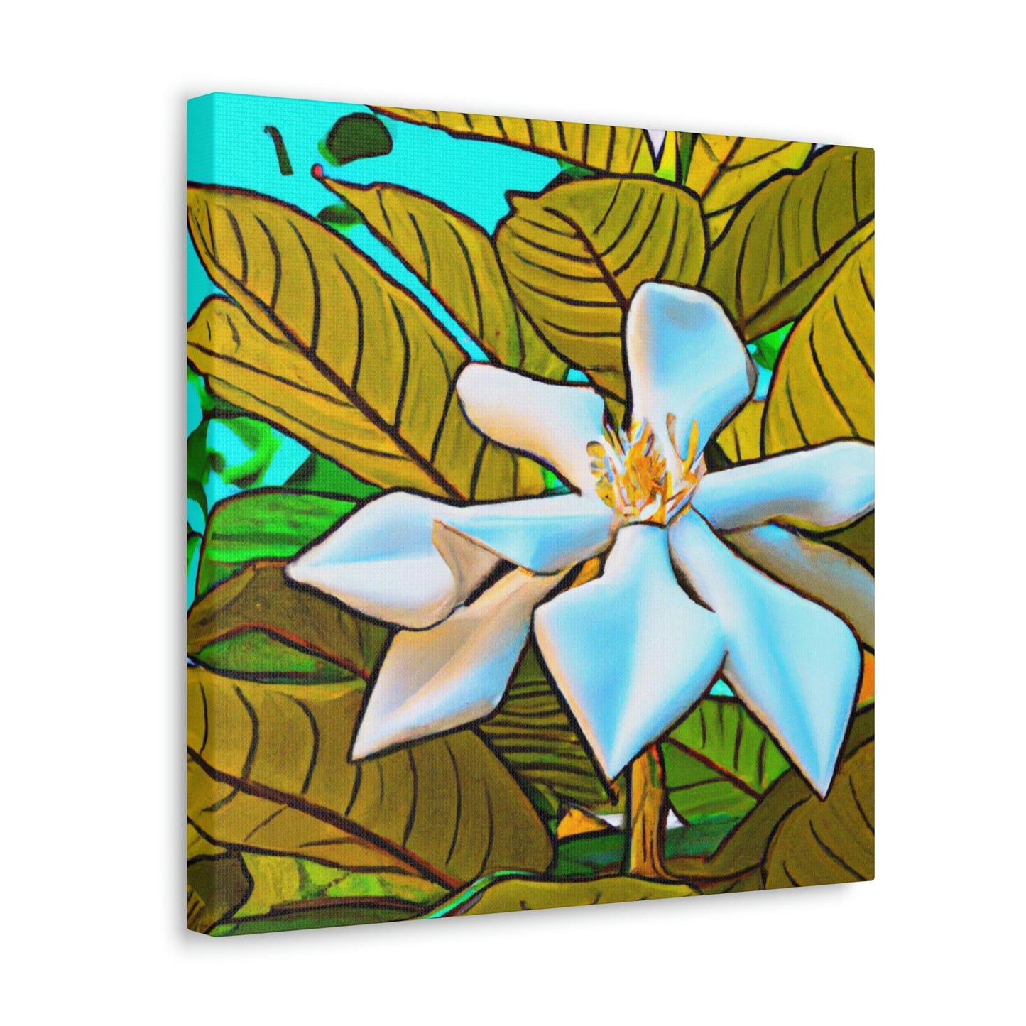 Gardenia Pop Pop Art - Canvas