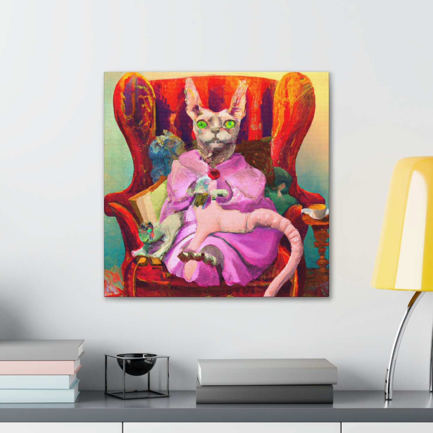 "Mysterious Sphynx Revealed" - Canvas