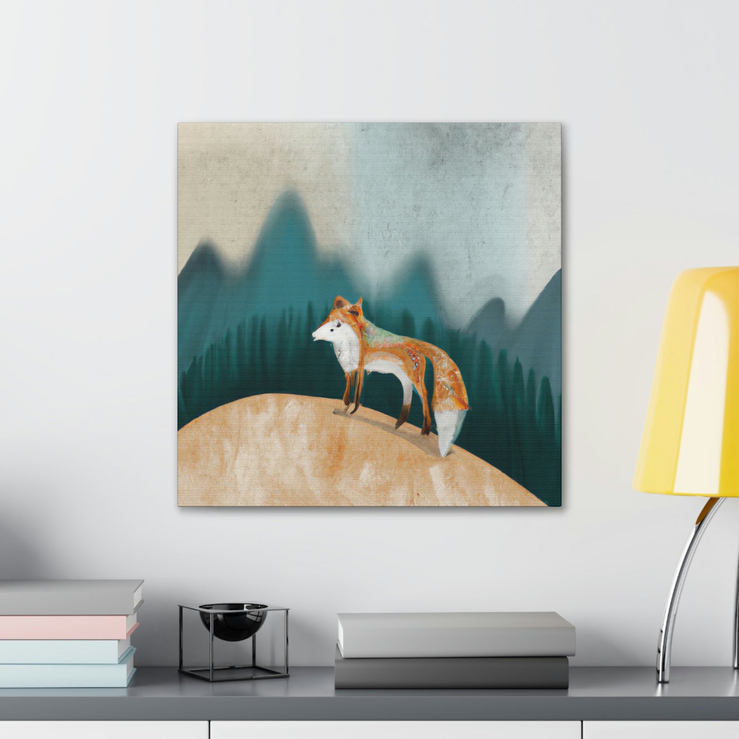 Fox On a Journey - Canvas