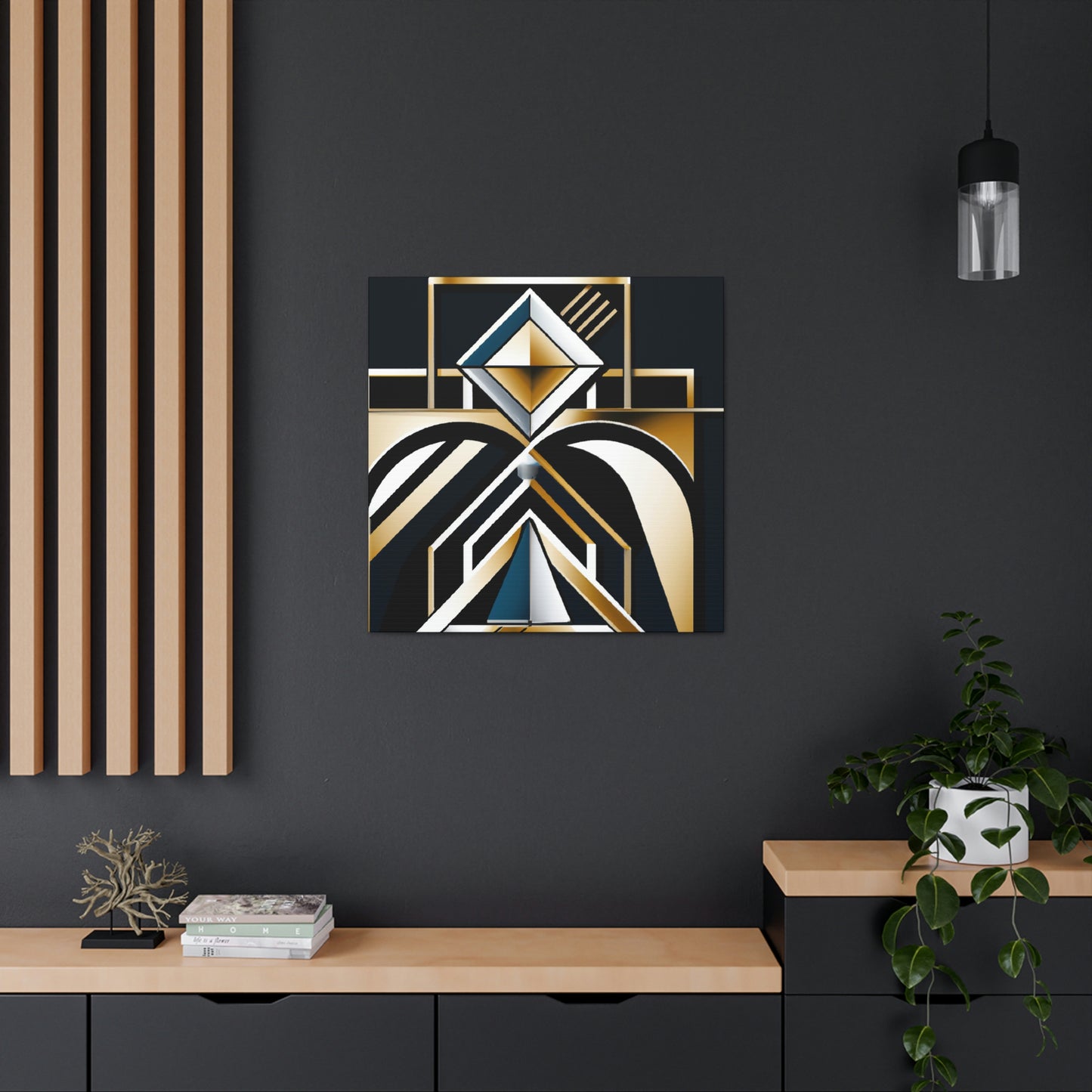 "Glimmering Gold Jubilee" - Canvas