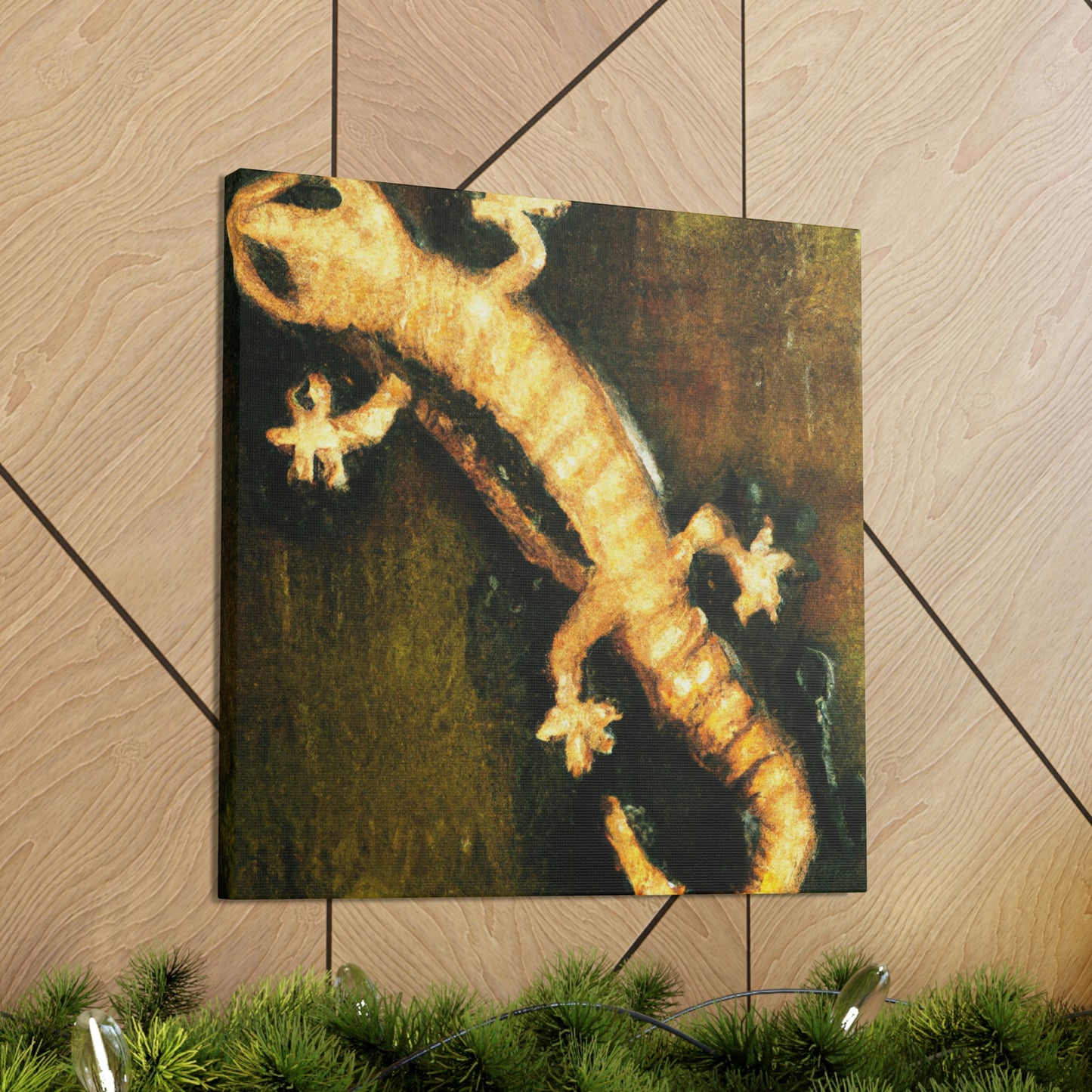 Lizard Simplicity Abounds - Canvas