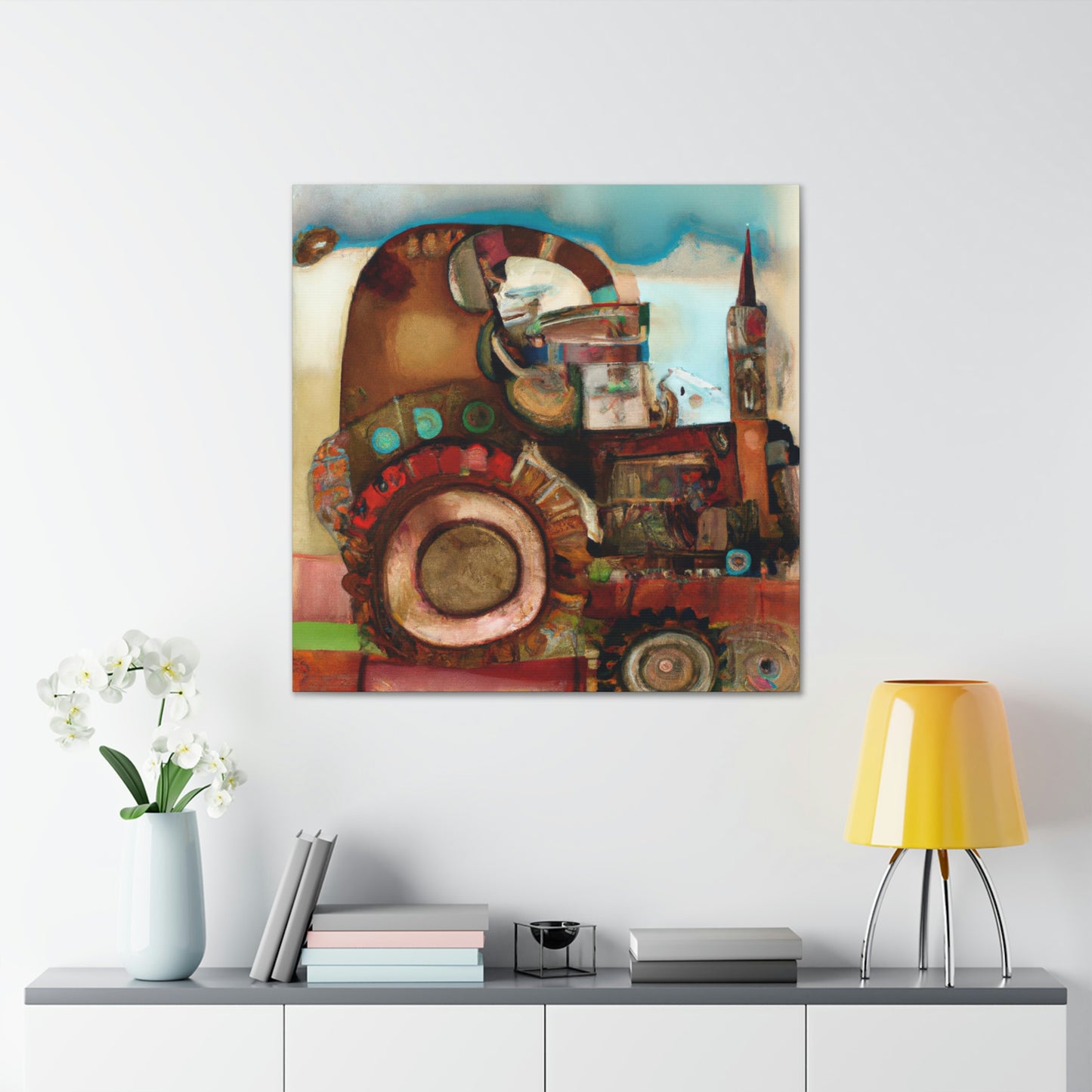 Tractor in Progressions - Canvas