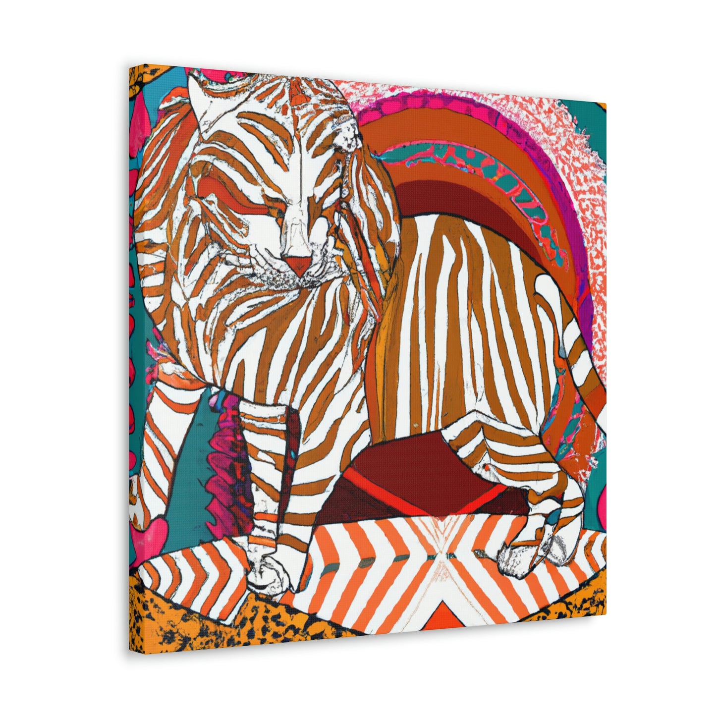 Tiger in the Jazz Age - Canvas