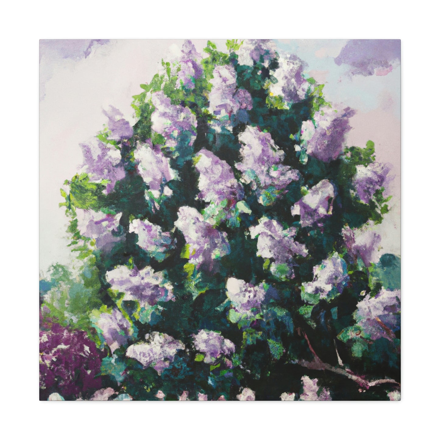 "Lilac in Abstraction" - Canvas