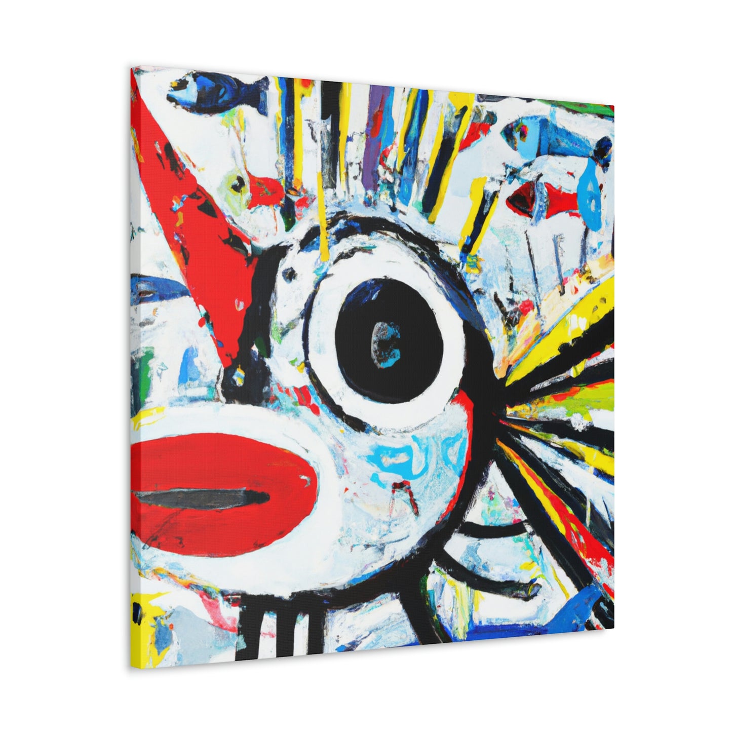 Fishy Abstract Joy - Canvas