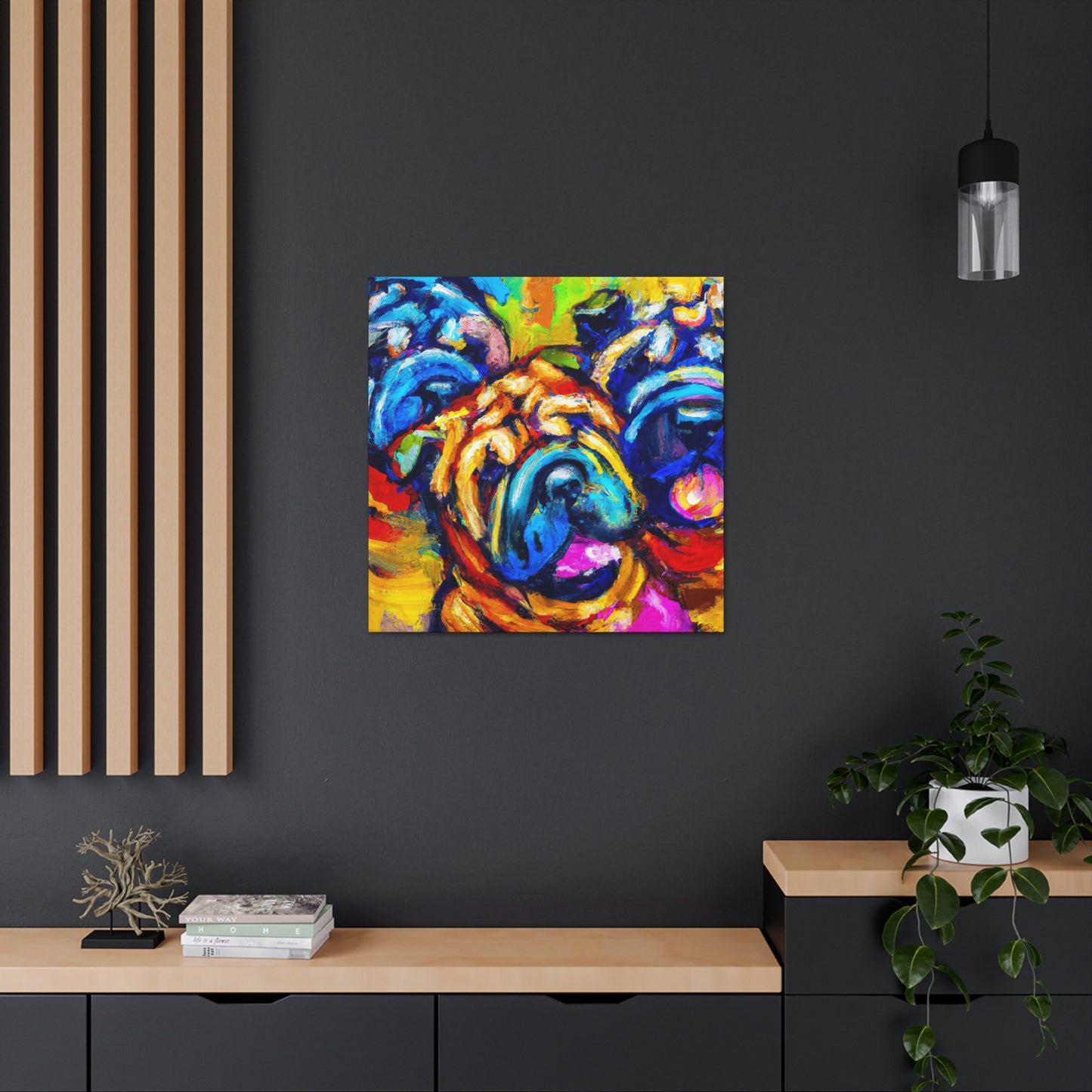 Shar Pei Dreamscape - Canvas