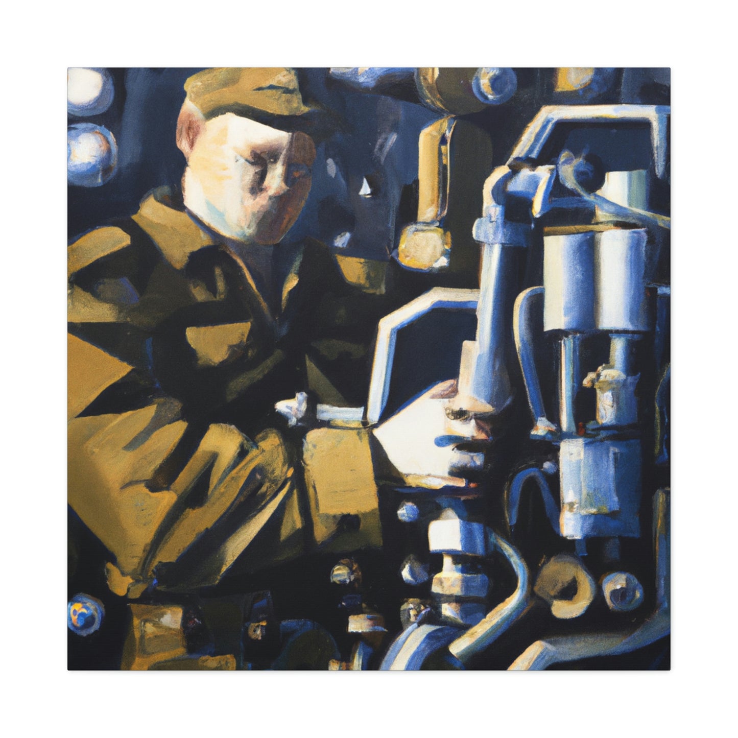 Mechanic's Bold Expression - Canvas