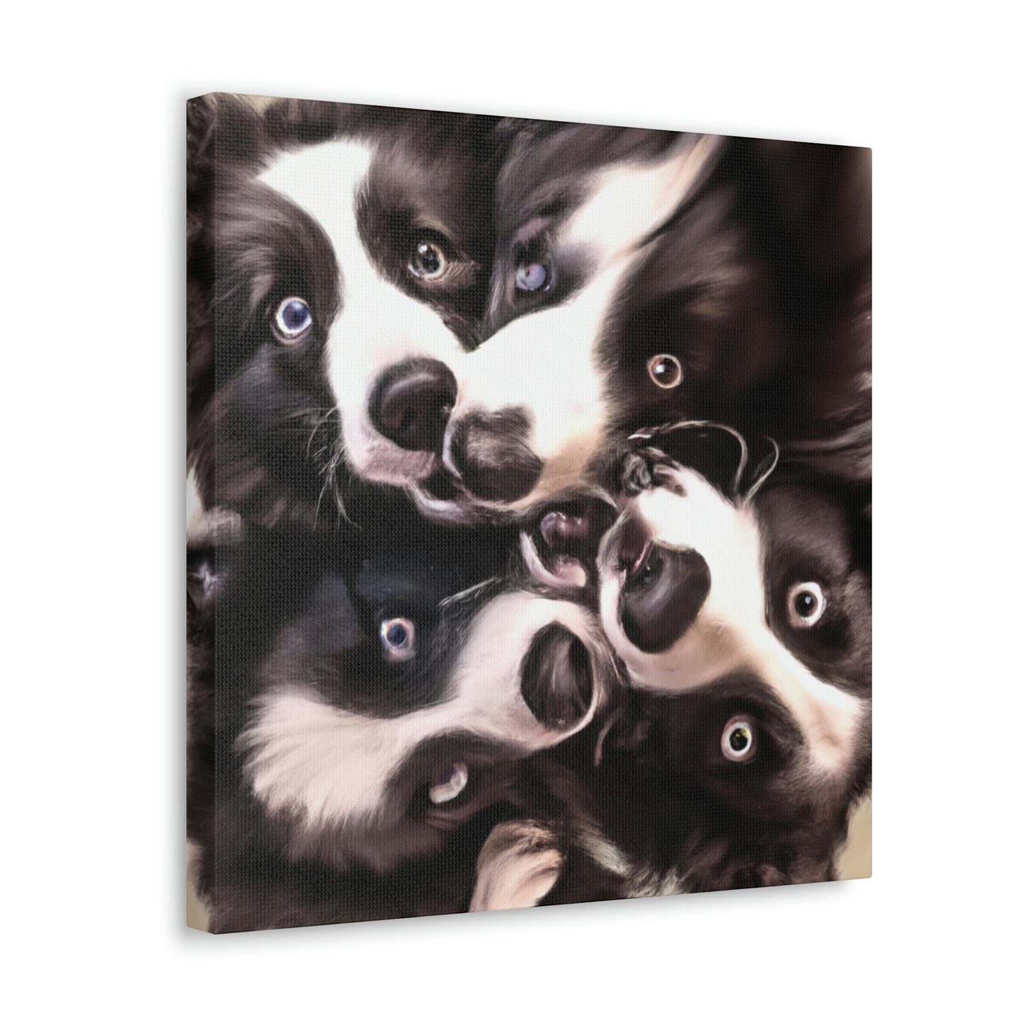 "Border Collie Dreamscape" - Canvas