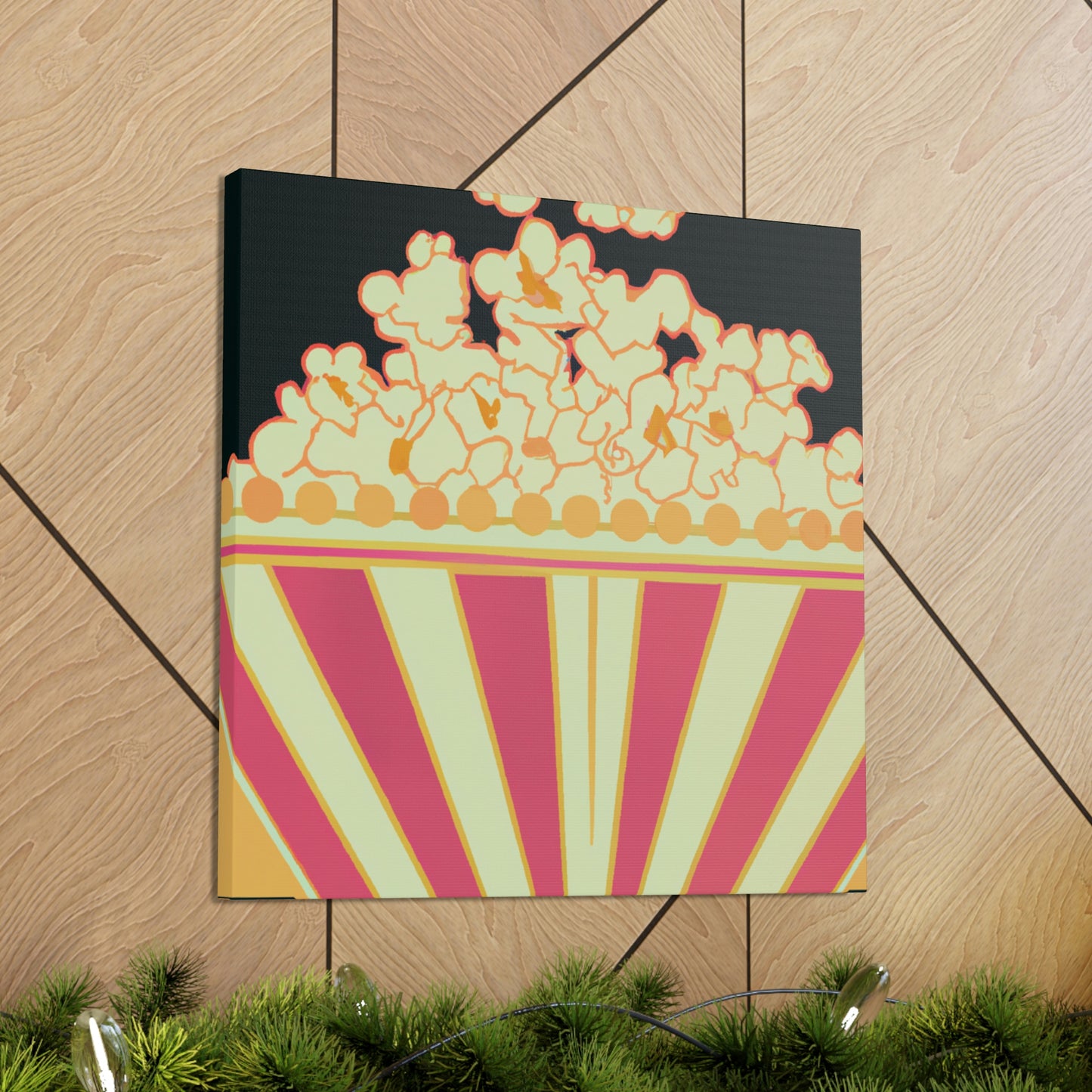 "Popcorn Palace in Flames" - Canvas