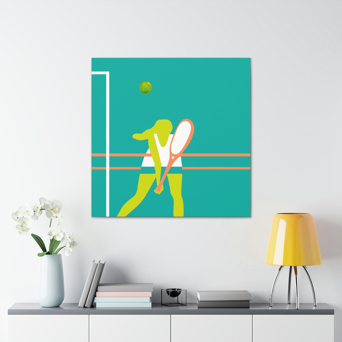 Tennis in Simplicity - Canvas