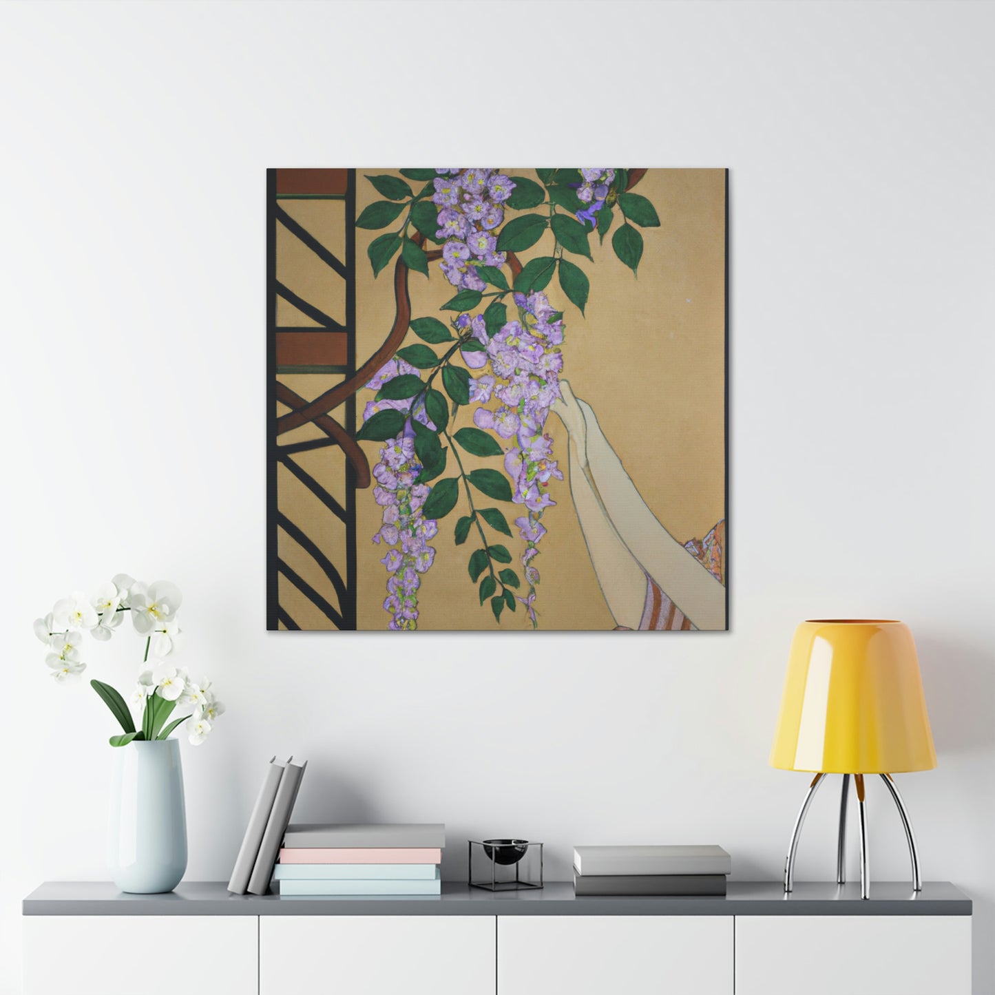 "Wisteria's Lavish Luster" - Canvas