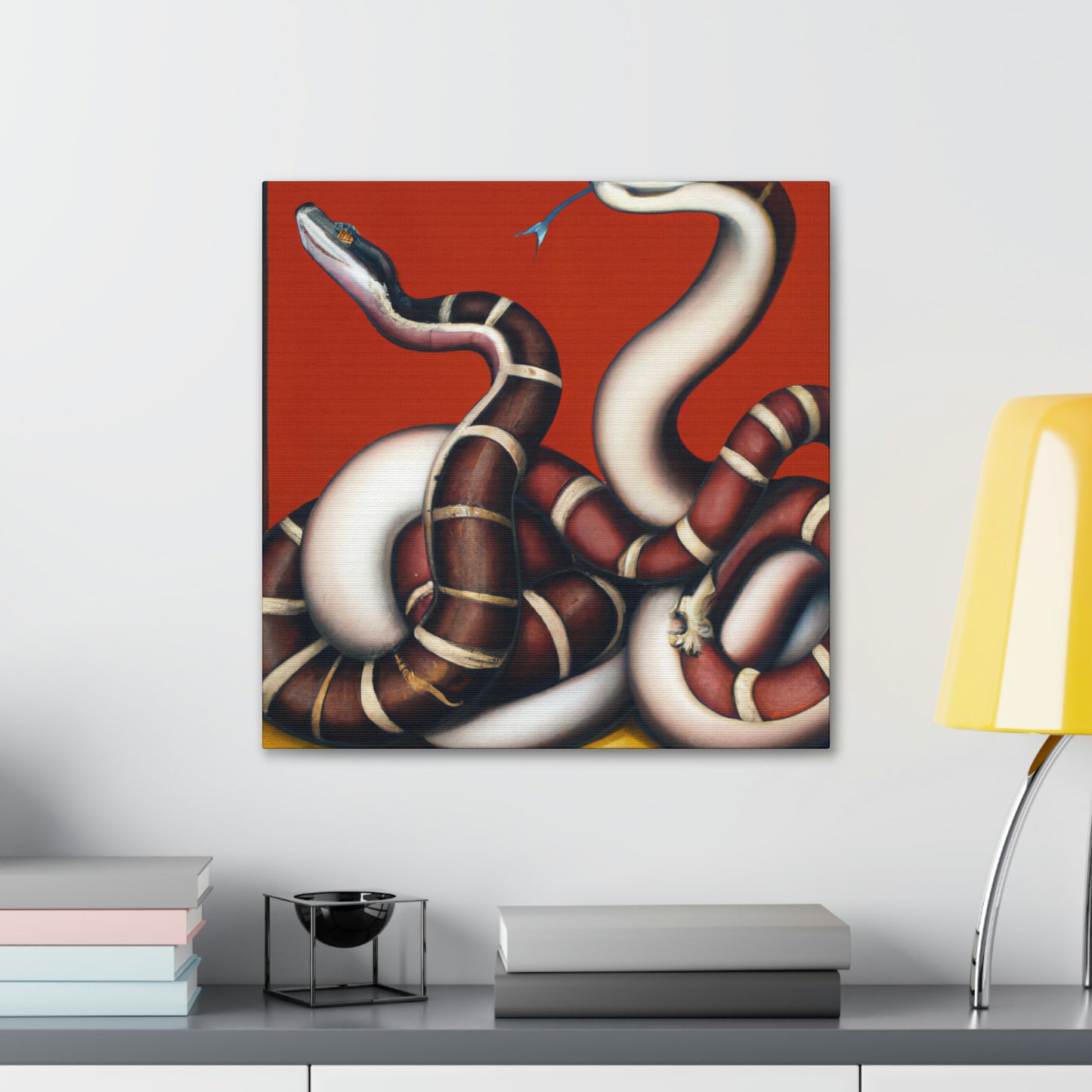 "Slithering Art Deco" - Canvas