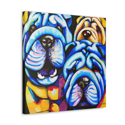 "Shar Pei Abstract Dream" - Canvas