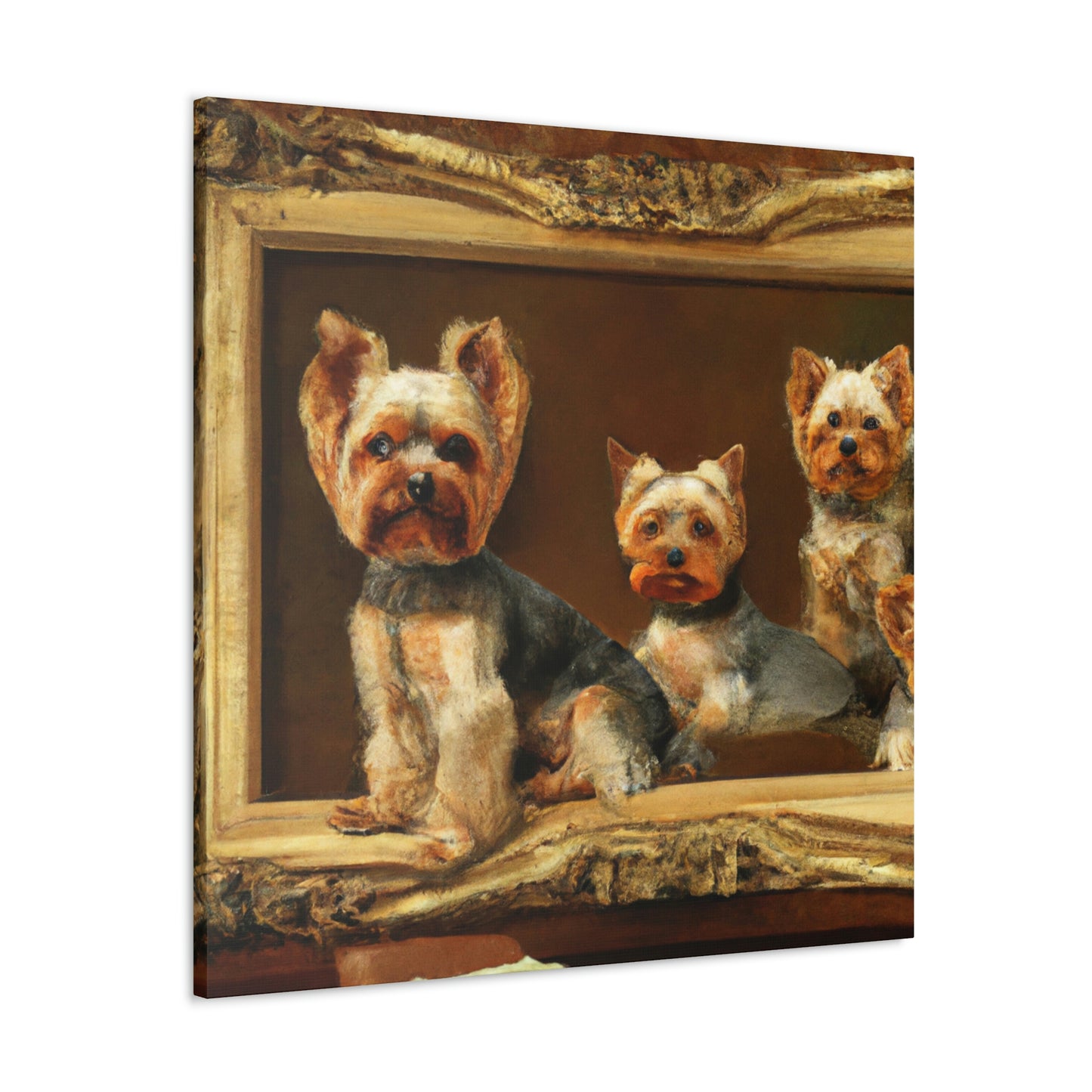 Yorkshire Terrier Symmetry - Canvas