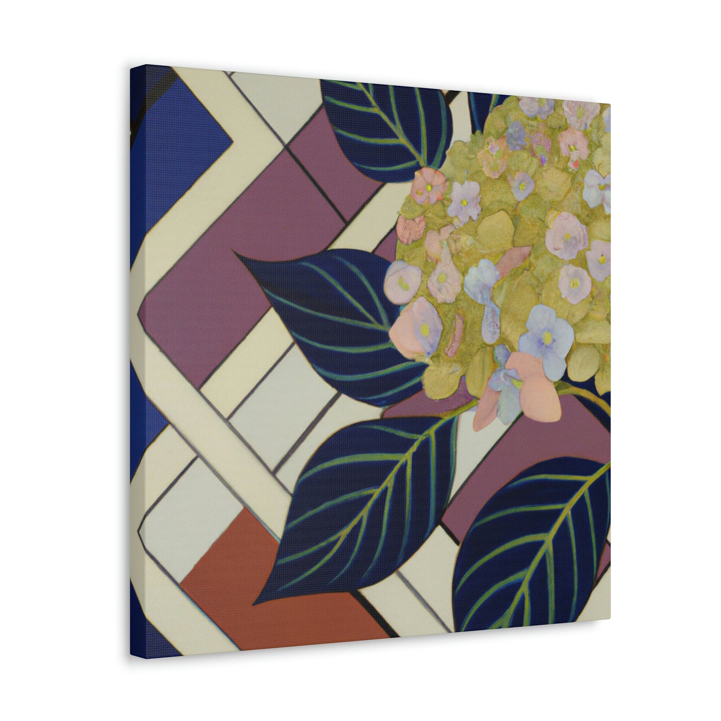 "Hydrangea Deco Dream" - Canvas