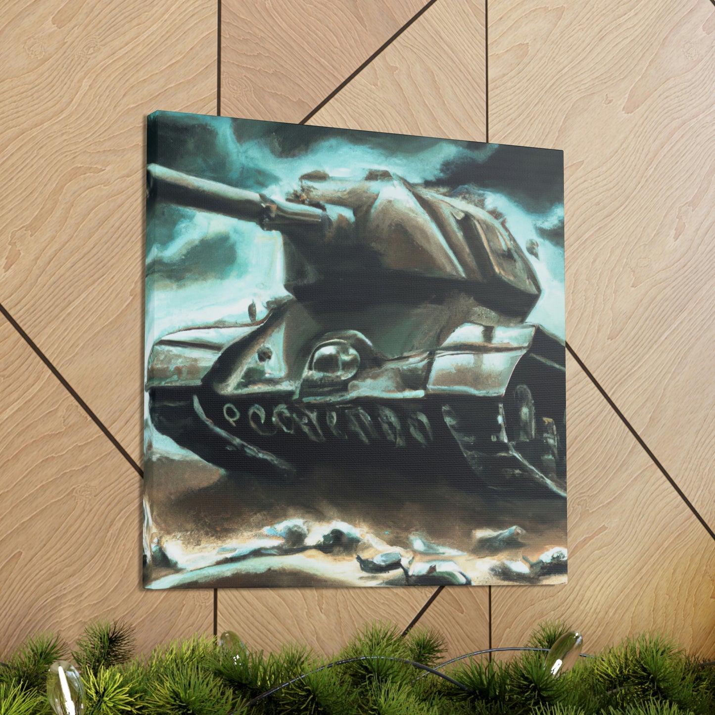 Tank on Fire Dream - Canvas