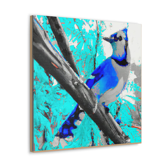 "A Blue Jay's Flight" - Canvas