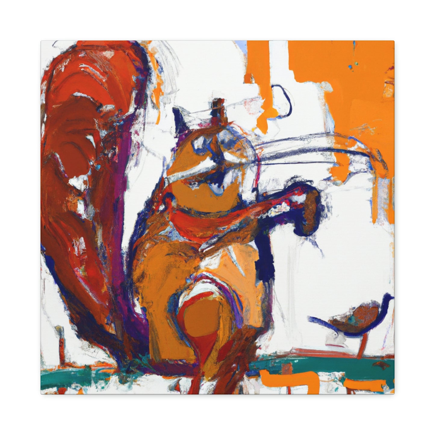 Squirrel Among Expressionism - Canvas