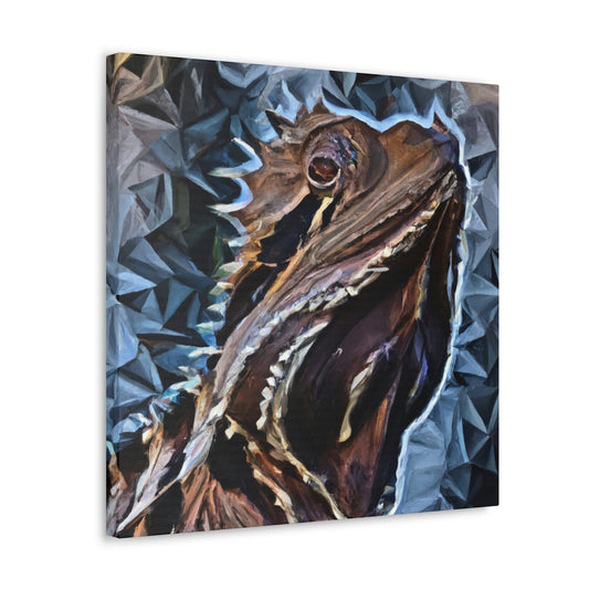 Frilled Lizard Splendor! - Canvas