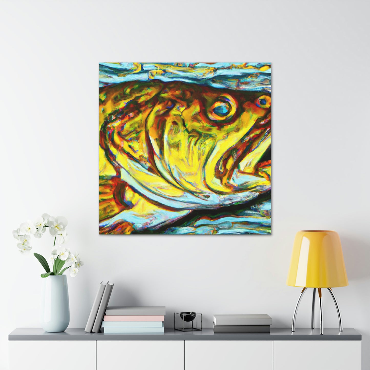 Walleye Splendor Rising - Canvas