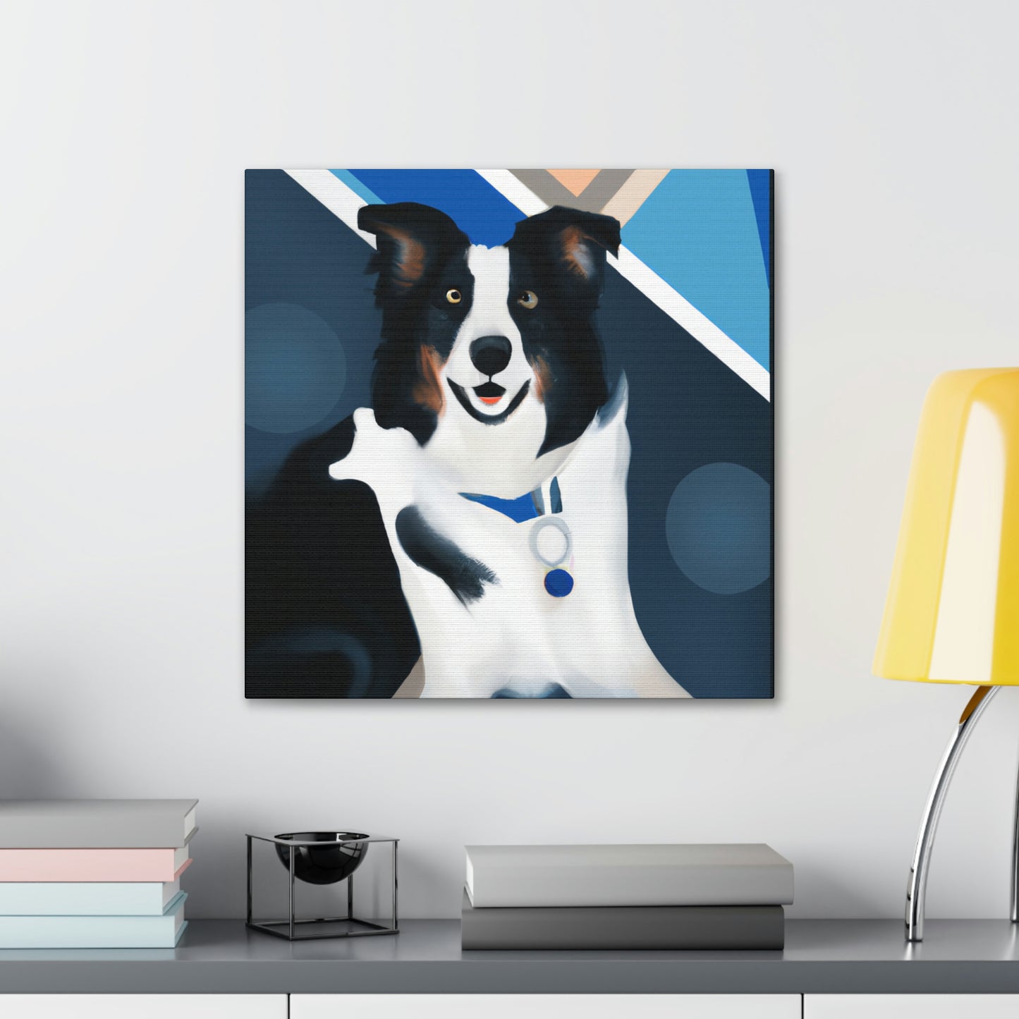 Border Collie Brilliance - Canvas