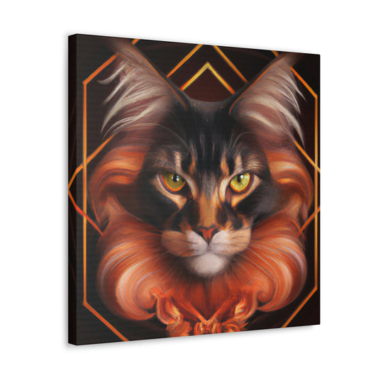 "Mainely Coon Radiance" - Canvas