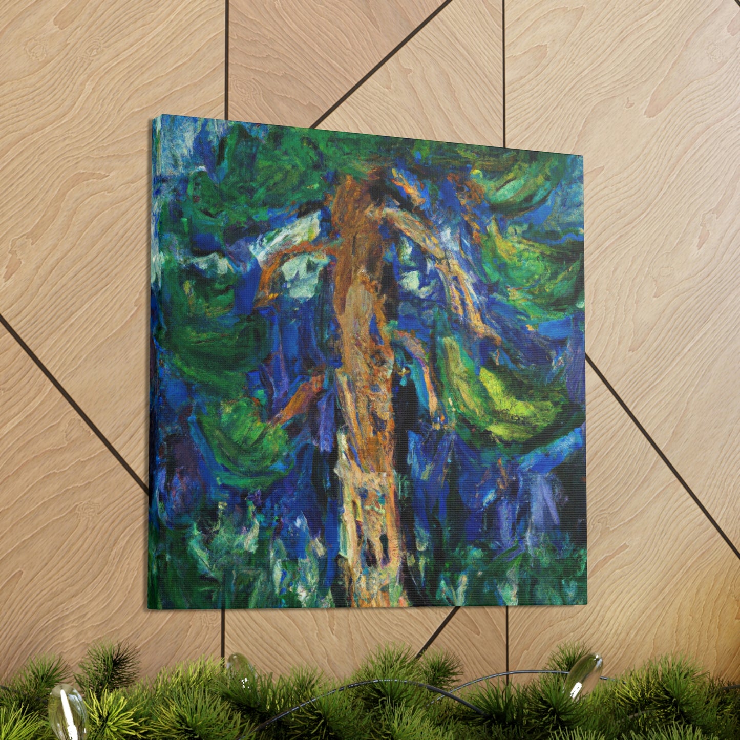 "Pine Tree Lyrical Magic" - Canvas