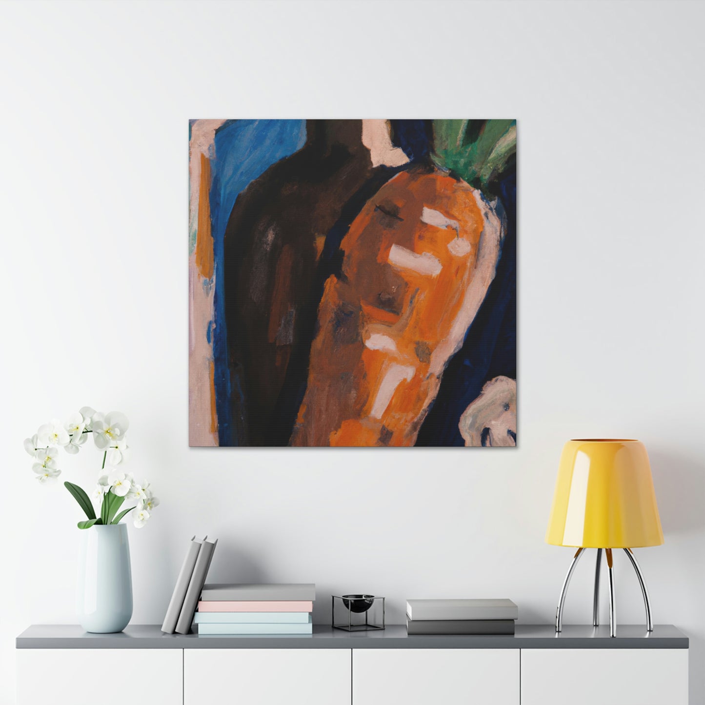 "Carrot in Fauve Hues" - Canvas