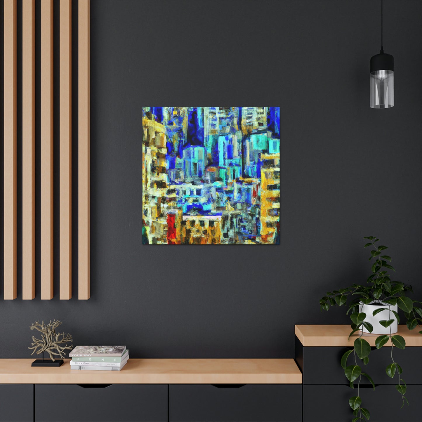 "International Style Viewpoint" - Canvas