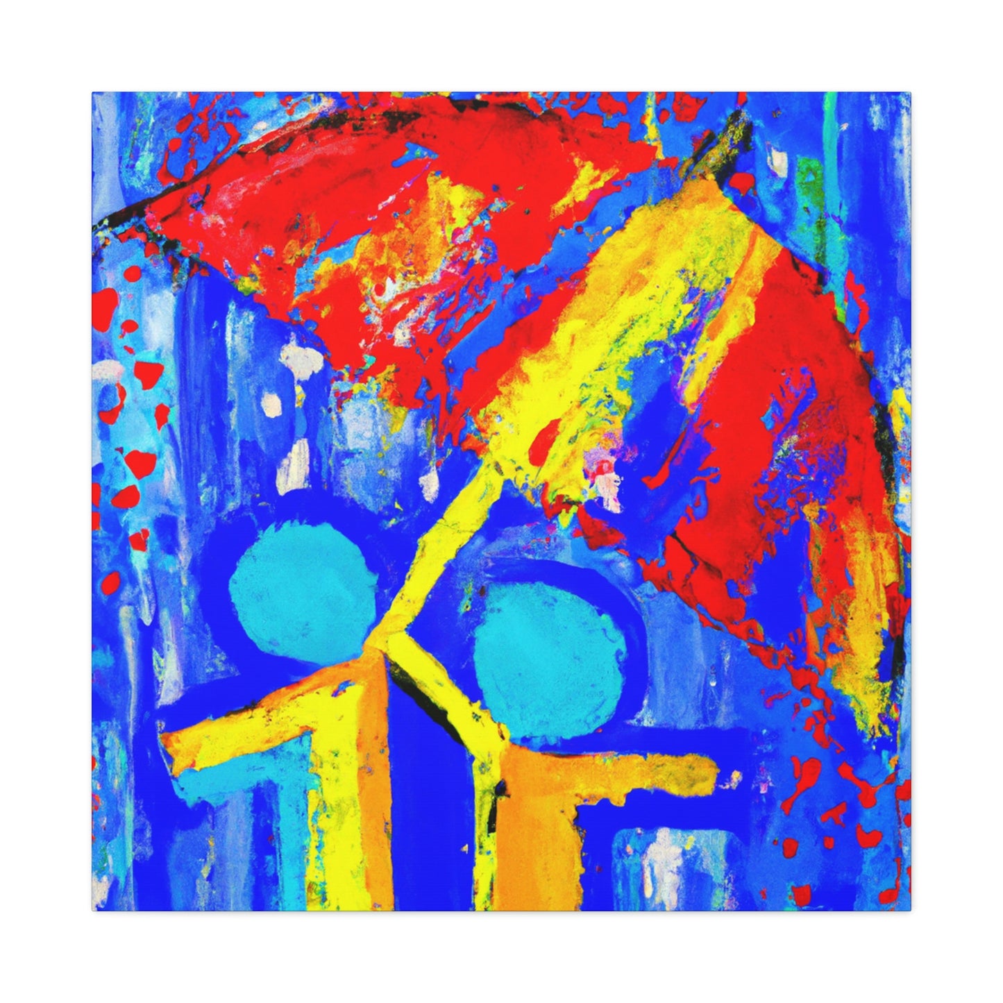 "Love Under One Umbrella" - Canvas